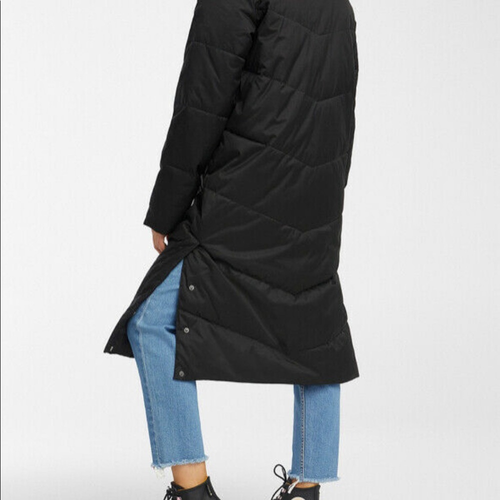 Water resistant long winter parka